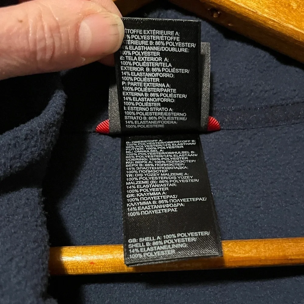 The North Face Men's Dark Blue and Charcoal Performance Jacket